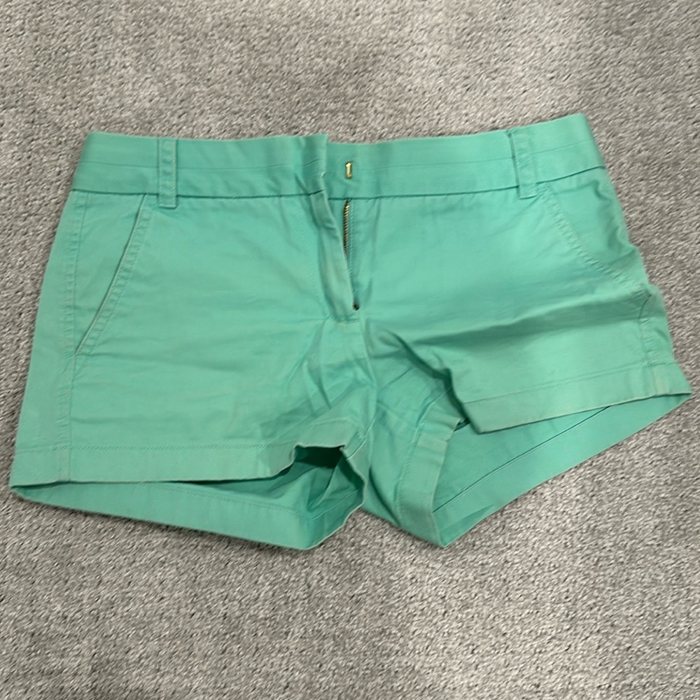 Mint Green JCrew Chino Shorts Size 4  Worn Handful of times